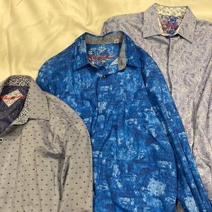3 like new dress shirts